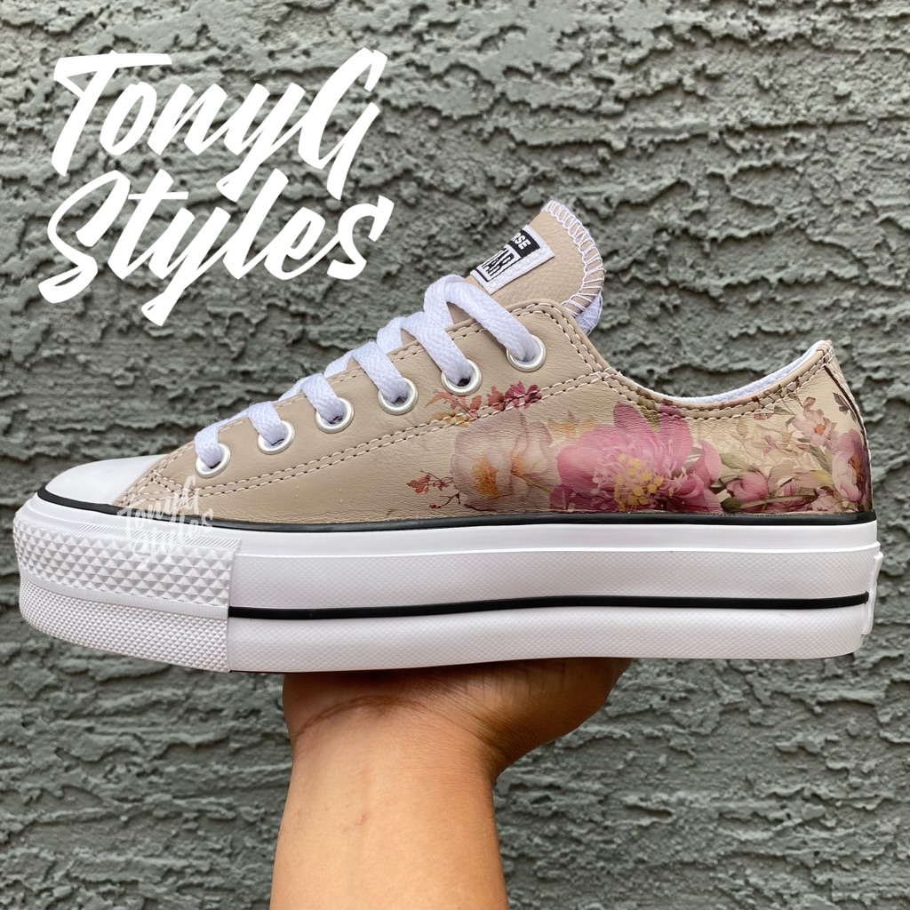New Custom Converse Chuck Taylor Platform Low